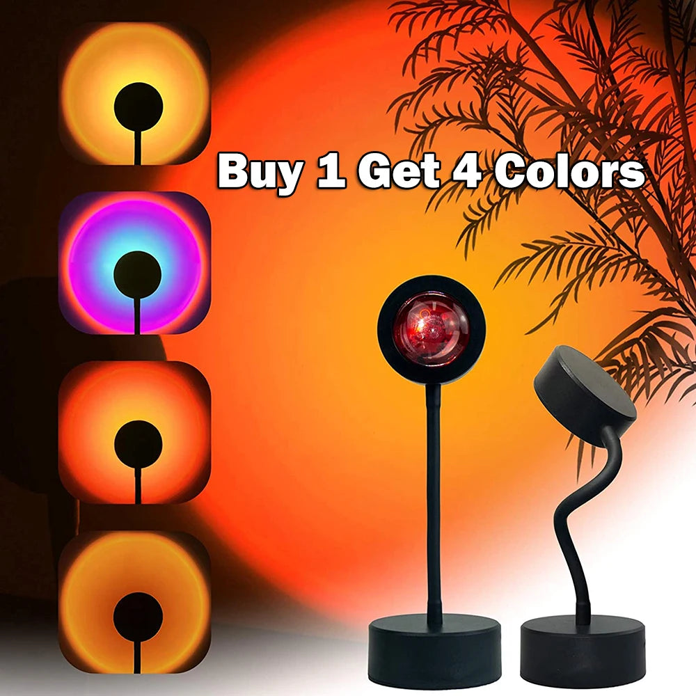 XINJI Sunset Lamp Projector