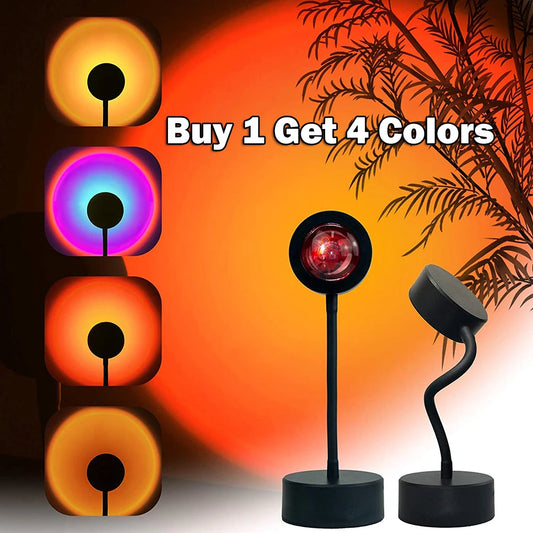 XINJI Sunset Lamp Projector